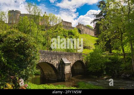 Chateau de Chastellux in Borgogna in Francia Foto Stock