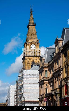 Edifici Municipali Torre Dell'Orologio Su Dale Street A Liverpool Foto Stock