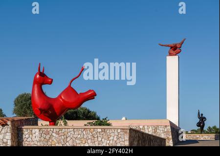 Sculture a Quinta dos Vales, estômbar, Algarve, Portogallo Foto Stock