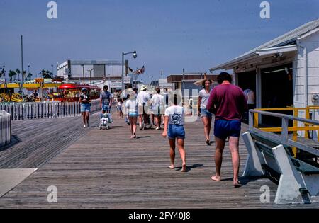 Lungomare/Spiaggia, Point Pleasant, New Jersey - John Margolies Roadside America, 1978 Foto Stock