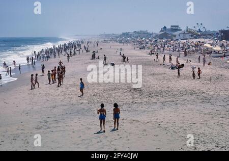 Lungomare/Spiaggia, Point Pleasant, New Jersey - John Margolies Roadside America, 1978 Foto Stock