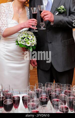 pianificazione matrimoni, servizio, celebrazione, incontro, amici, famiglia, amici, feste private, spontaneamente, Foto Stock