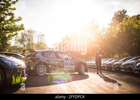 04 CAMILLI Eric, BURESI François Xavier, PH SPORT di Minerva Oil, Citroen C3, ambiente durante il Rallye du Touquet 2021, 1° round del Championnat de France des Rallyes 2021, dal 27 al 29 maggio a le Touquet, Francia - Foto Bastien Roux / DPPI Foto Stock