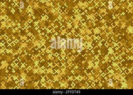Oro astratto geometrico senza giunture design moderno. Sfondo di lusso con strisce dorate per,decorativo,tappeto,carta da parati,abbigliamento,wrapping,batik Illustrazione Vettoriale
