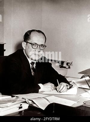 Assistente speciale al presidente Frederick G. Dutton. White House, Washington, D.C. Foto Stock