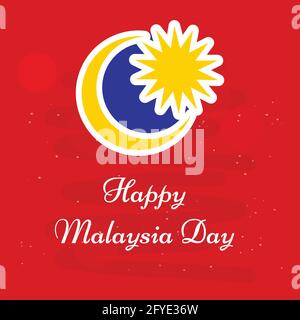 Giornata dell'Indipendenza della Malesia Illustrazione Vettoriale