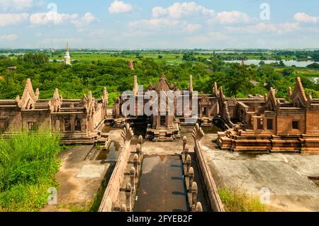 Prasat Phra Wihan, Siam antico, Bangkok, Thailandia Foto Stock