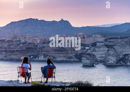 FRANCIA, CORSE-DU-SUD (2A) EXTREME SUD, BONIFACIO Foto Stock