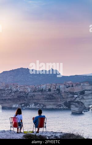 FRANCIA, CORSE-DU-SUD (2A) EXTREME SUD, BONIFACIO Foto Stock