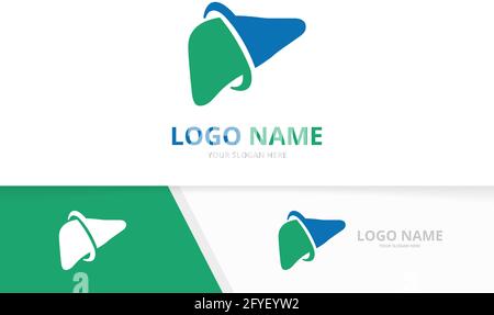 Combinazione di logo del fegato vettoriale. Modello di logotipo del medico del fegato. Illustrazione Vettoriale