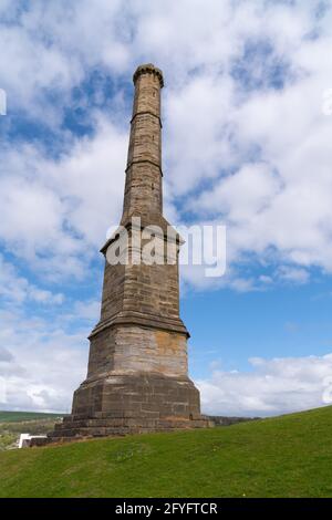 Whitehaven Cumbria England UK la torre Candlestick Chimney punto di riferimento e attrazione turistica vicino al Lake District Foto Stock