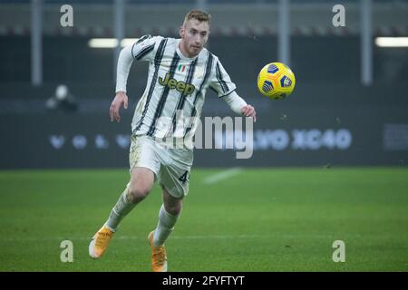 Milano, Italia - 2 febbraio 2021 coppa semifinale Inter vs juventus - kulusevski Foto Stock