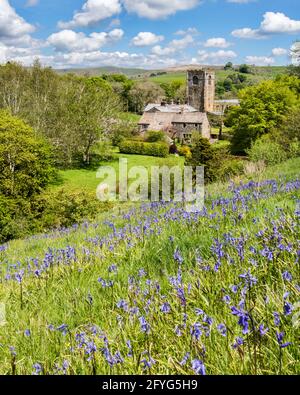 San Michele Arcangelo, Kirkby Malham Foto Stock