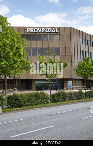 KIEL, GERMANIA - 18 maggio 2021: Kiel, Schleswig-Holstein, Germania, 18 2021 maggio, Sede della compagnia di assicurazione tedesca Provenzial Foto Stock