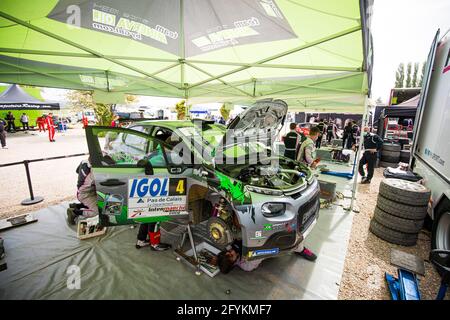 04 CAMILLI Eric, BURESI François Xavier, PH SPORT di Minerva Oil, Citroen C3, ambiente durante il Rallye du Touquet 2021, 1° round del Championnat de France des Rallyes 2021, dal 27 al 29 maggio a le Touquet, Francia - Foto Bastien Roux / DPPI Foto Stock