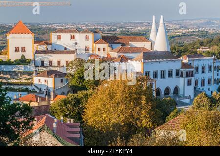 Palazzo Nazionale di Sintra Palacio Nacional de Sintra in Portogallo Foto Stock