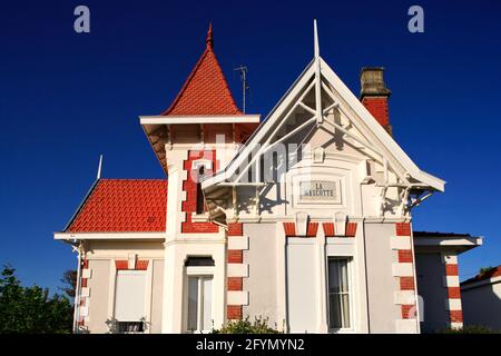 FRANCIA. GIRONDE (33) MEDOC. BELLE VILLE DI SOULAC-SUR-MER Foto Stock