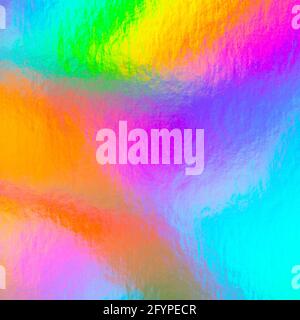 Sfondo metallico di colori arcobaleno Foto Stock