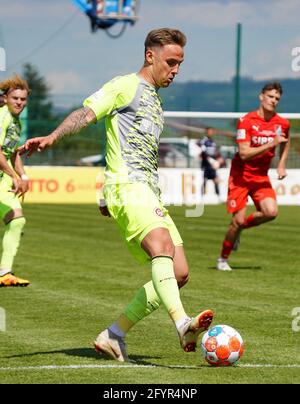 Haiger, Germania. 29 maggio 2021. 29.05.2021, SIBRE-Sportzentrum Haarwasen, Haiger, GER, Hessenpokal, TSV Steinbach vs Wehen Wiesbaden, nella foto Phillip Tietz (Wehen Wiesbaden) Credit: dpa/Alamy Live News Foto Stock