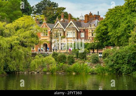 Bletchley Park Mansion, Milton Keynes, Buckinghamshire, Inghilterra Foto Stock