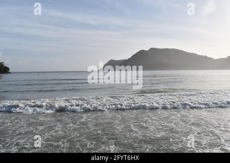 Spiaggia di Maracas, Costa Nord, Trinidad e Tobago Foto Stock