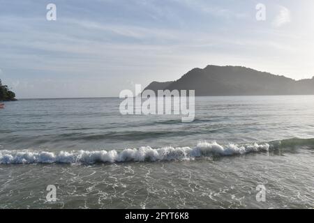 Spiaggia di Maracas, Costa Nord, Trinidad e Tobago Foto Stock