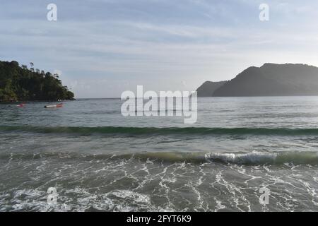 Spiaggia di Maracas, Costa Nord, Trinidad e Tobago Foto Stock