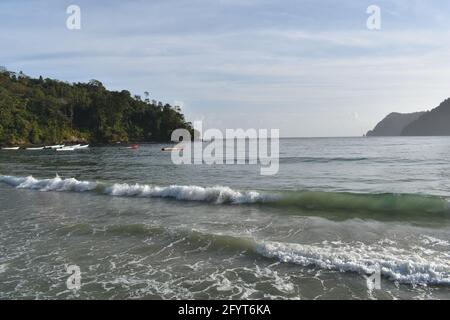 Spiaggia di Maracas, Costa Nord, Trinidad e Tobago Foto Stock