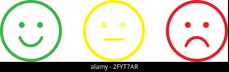 SCALA DEI COLORI E SCALA DELLE EMOZIONI. Illustrazione Vettoriale