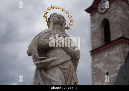 Marienbrunnen a Großgmain Foto Stock