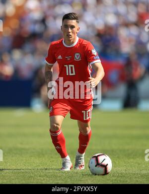 File photo datato 08-06-2019 di Harry Wilson del Galles. Data di emissione: Domenica 30 maggio 2021. Foto Stock