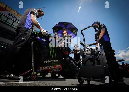 Mugello, Italia. 30 maggio 2021. Gare al Gran Premio d'Italia del MotoGP Oakley sul circuito del Mugello, Francia 30 maggio 2021 nella foto: Carreras del Gran Premio Oakley de MotoGP de Italia en el circuito de Mugello, Francia 30 de Mayo de 2021 POOL/ MotoGP.com/Cordon le immagini per la stampa saranno esclusivamente editoriali. Credito obbligatorio: © motogp.com credito: CORDON PRESS/Alamy Live News Foto Stock