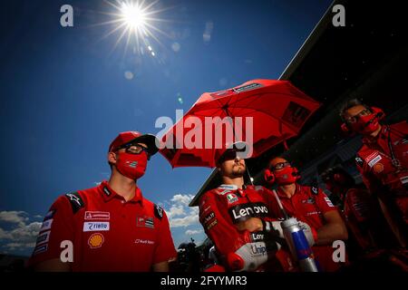 Mugello, Italia. 30 maggio 2021. Gare al Gran Premio d'Italia del MotoGP Oakley sul circuito del Mugello, Francia 30 maggio 2021 nella foto: Carreras del Gran Premio Oakley de MotoGP de Italia en el circuito de Mugello, Francia 30 de Mayo de 2021 POOL/ MotoGP.com/Cordon le immagini per la stampa saranno esclusivamente editoriali. Credito obbligatorio: © motogp.com credito: CORDON PRESS/Alamy Live News Foto Stock