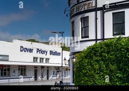 Dover Priory stazione ferroviaria, sud-est, Kent, Inghilterra Foto Stock