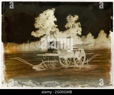 Strumenti agricoli, ingresso busby sulla Grande esposizione. ATTREZZI AGRICOLI BUSBY Foto Stock