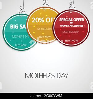 Sfondo del giorno della mamma Illustrazione Vettoriale