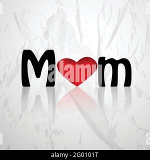 Sfondo del giorno della mamma Illustrazione Vettoriale