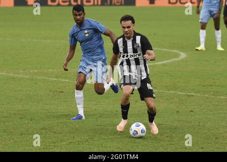 Fortaleza, Brasile. 30 maggio 2021. Azione durante la partita di calcio della Lega Brasiliana (Campeonato Brasileiro Serie A) tra Ceara e Gremio alla Castelao Arena di Fortaleza, Brasile. Credit: SPP Sport Press Photo. /Alamy Live News Foto Stock