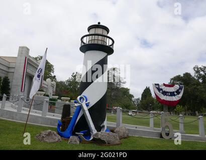 Santa Ana, California, USA 29 maggio 2021 UNA vista generale dell'atmosfera del Fairhaven Memorial Park a Santa Ana, California, USA. Foto di Barry King/Alamy Stock foto Foto Stock