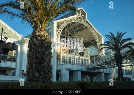 Victoria Wharf Waterfront Shopping Mall - Cape Town - Sud Africa Foto Stock