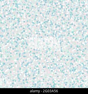 Motivo senza cuciture con glitter bianco, sfondo brillante con texture bianca effetto shimmer. Sfondo astratto vettore vacanze. Illustrazione vettoriale. Basta cadere Illustrazione Vettoriale