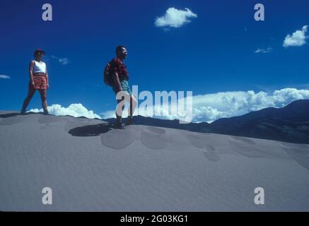 Dune di sabbia, Parco Nazionale, Colorado Foto Stock