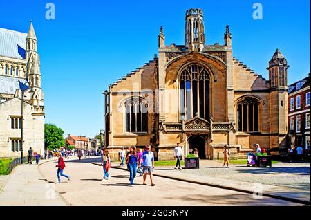 Chiesa di San Michele le Belfrey, basso Petrergate, York, Inghilterra Foto Stock