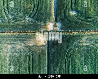 Paesaggio di campagna in Toscana Foto Stock