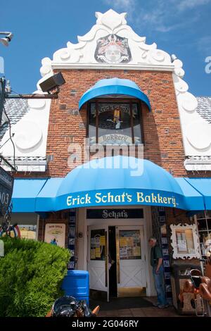 Erick Schat's Bakery è una famosa panetteria di Bishop, Inyo County, California, USA. Foto Stock
