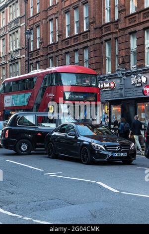Londra intorno al West End e Soho Foto Stock
