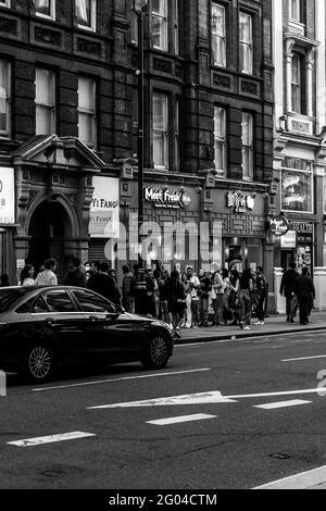Londra intorno al West End e Soho Foto Stock