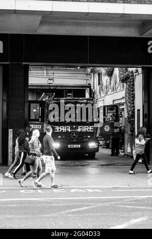 Londra intorno al West End e Soho Foto Stock