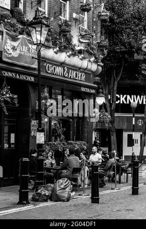 Londra intorno al West End e Soho Foto Stock