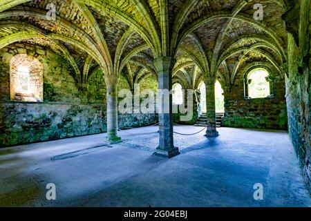 L'abbazia di Buildwas Foto Stock